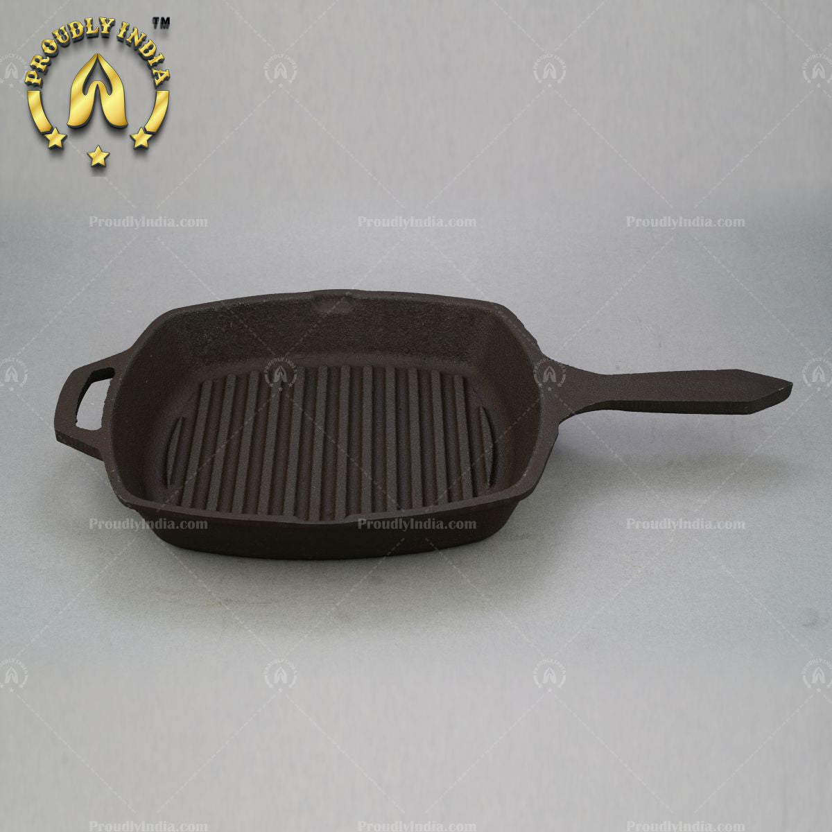 Seasoned Cast Iron Grill Pan