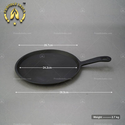 Premium Cast Iron Tawa with Handle
