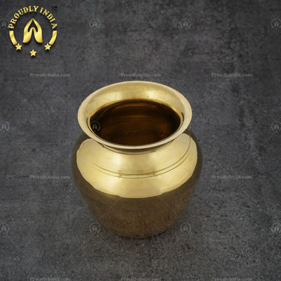 Brass 4 Inch Pooja Lota Sombu