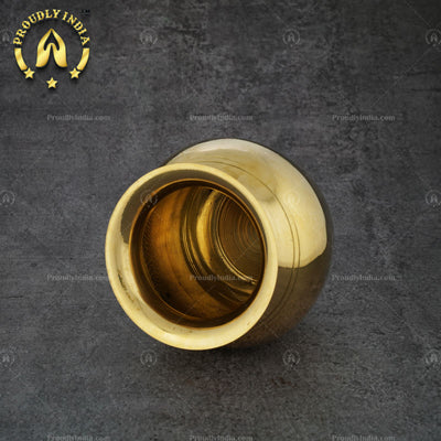 Brass 4 Inch Pooja Lota Sombu