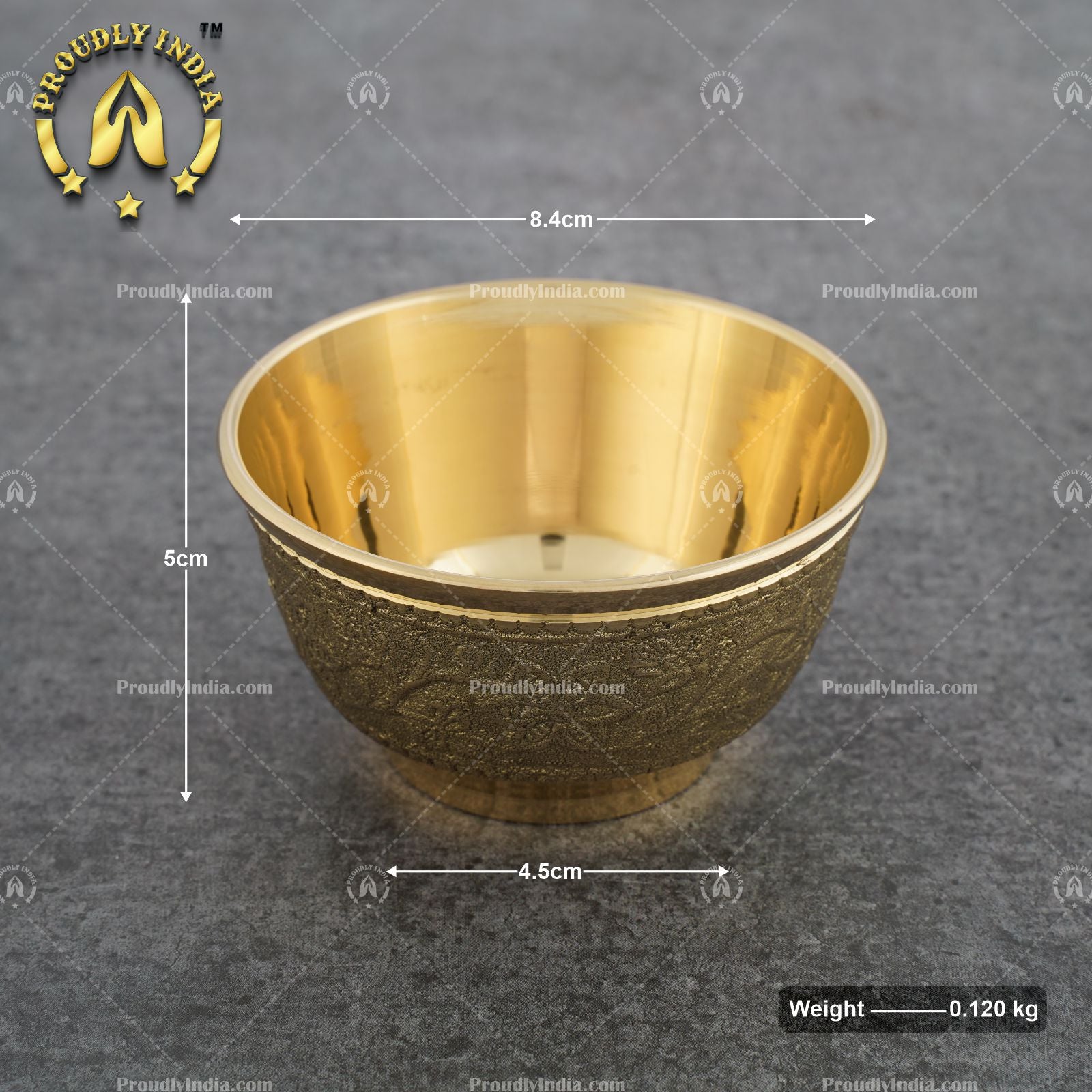 Antique Brass Bowl Set