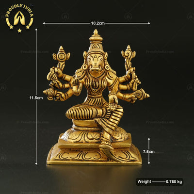 Brass Handcrafted Varahi Amman Statue