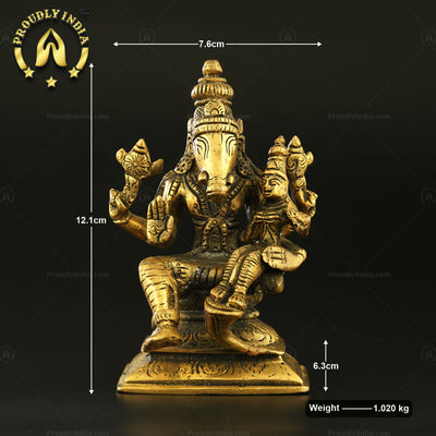 Brass Varaha Amman With Lakshmi Idol