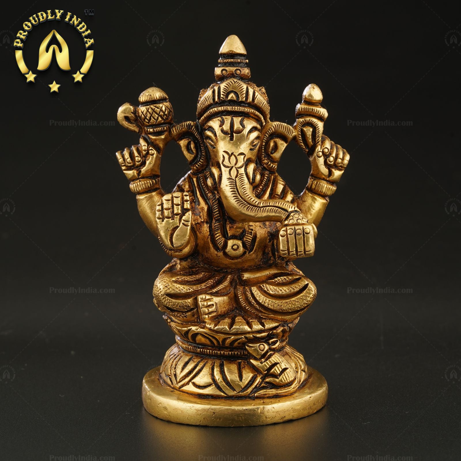 Traditional Brass Handcrafted Ganesha Statue