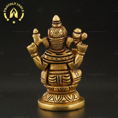 Traditional Brass Handcrafted Ganesha Statue