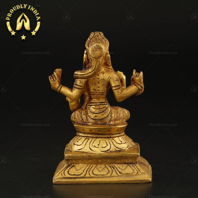 Goddess Bala Tripura Sundari Brass Idol