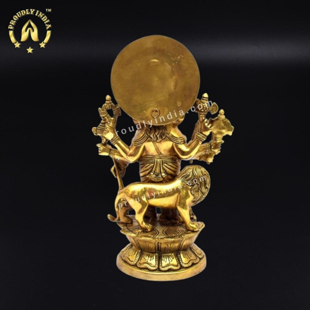 Elegant 11.5 Inch Brass Ganesh Statue