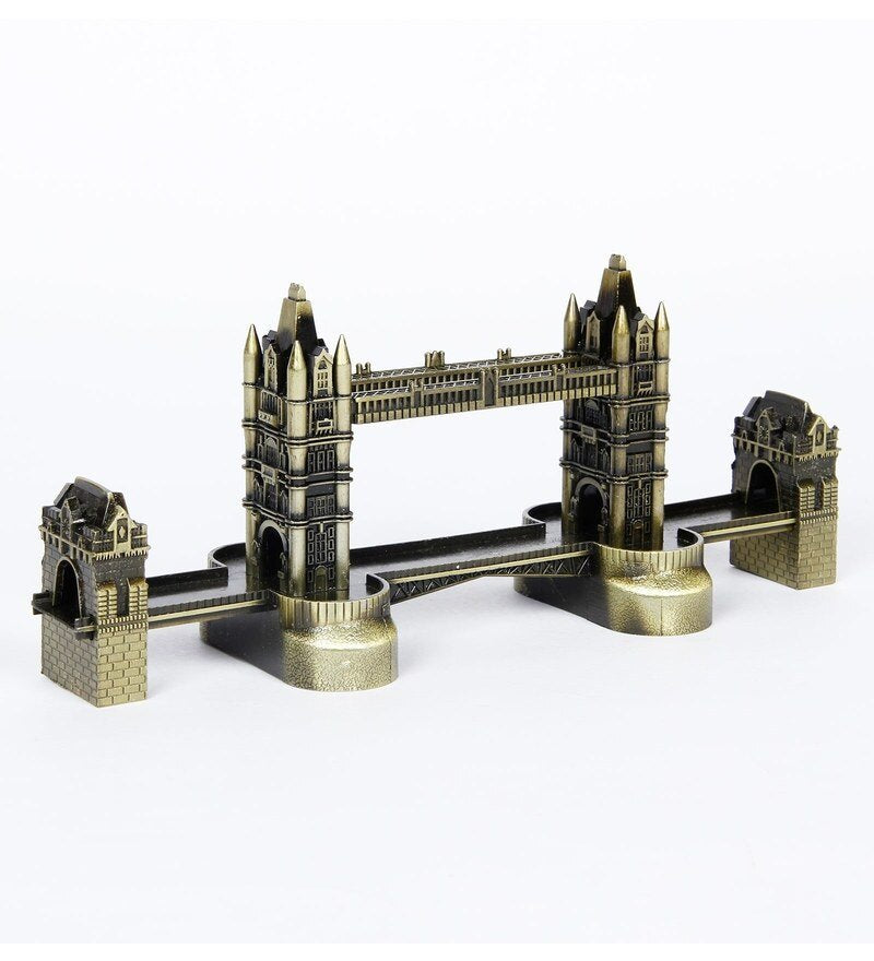 Bronze Iron London Souvenir Tower Bridge Showpiece
