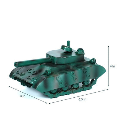 Green Military Open Tanker Panzer