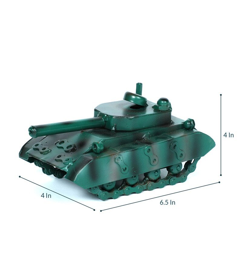 Green Military Open Tanker Panzer