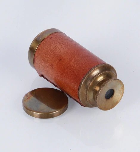 Pocket Telescope Leather Wrapped