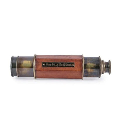 Leather 6 Corner Long Distance Lens Telescope