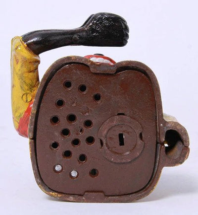 Vintage Coin Bank - Scary Ghost Mechanical Piggy Bank