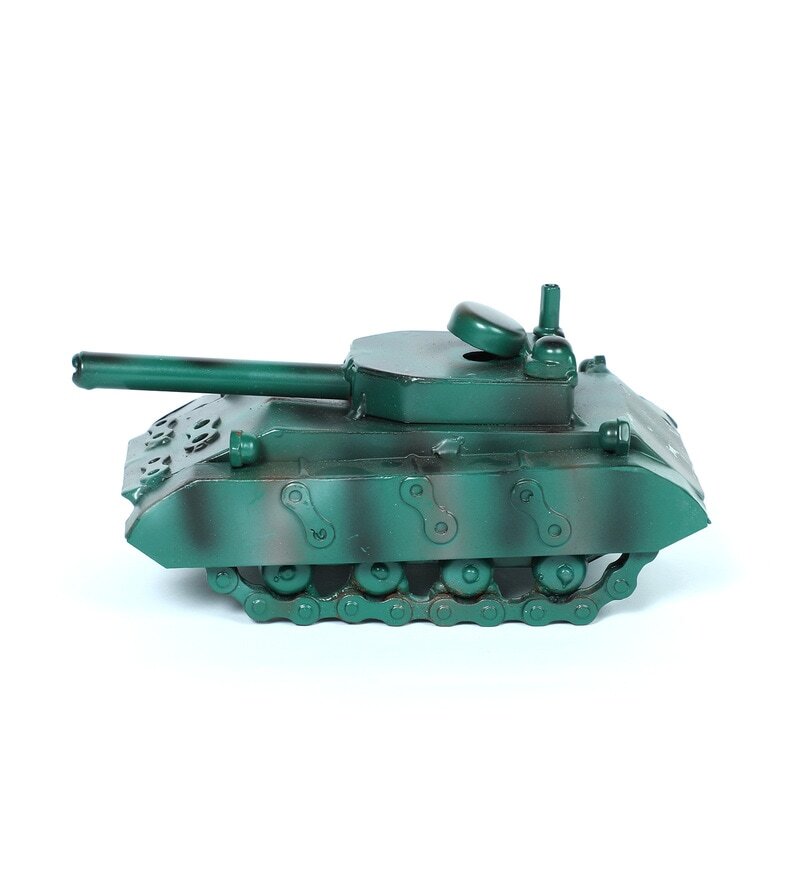 Green Military Open Tanker Panzer