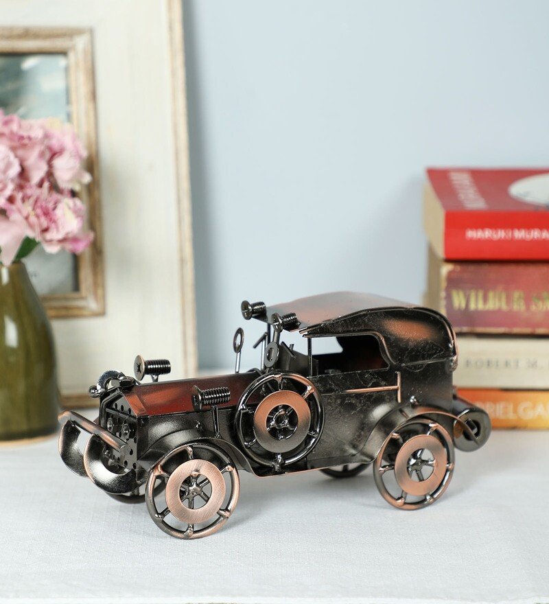 Vintage Military Car Miniature Retro Vehicle Showpiece