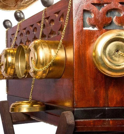 Antique Wooden Working Bioscope With Stand