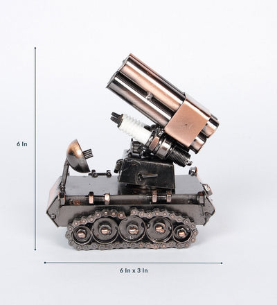 Vintage Military Missile Launcher Truck Retro Showpiece