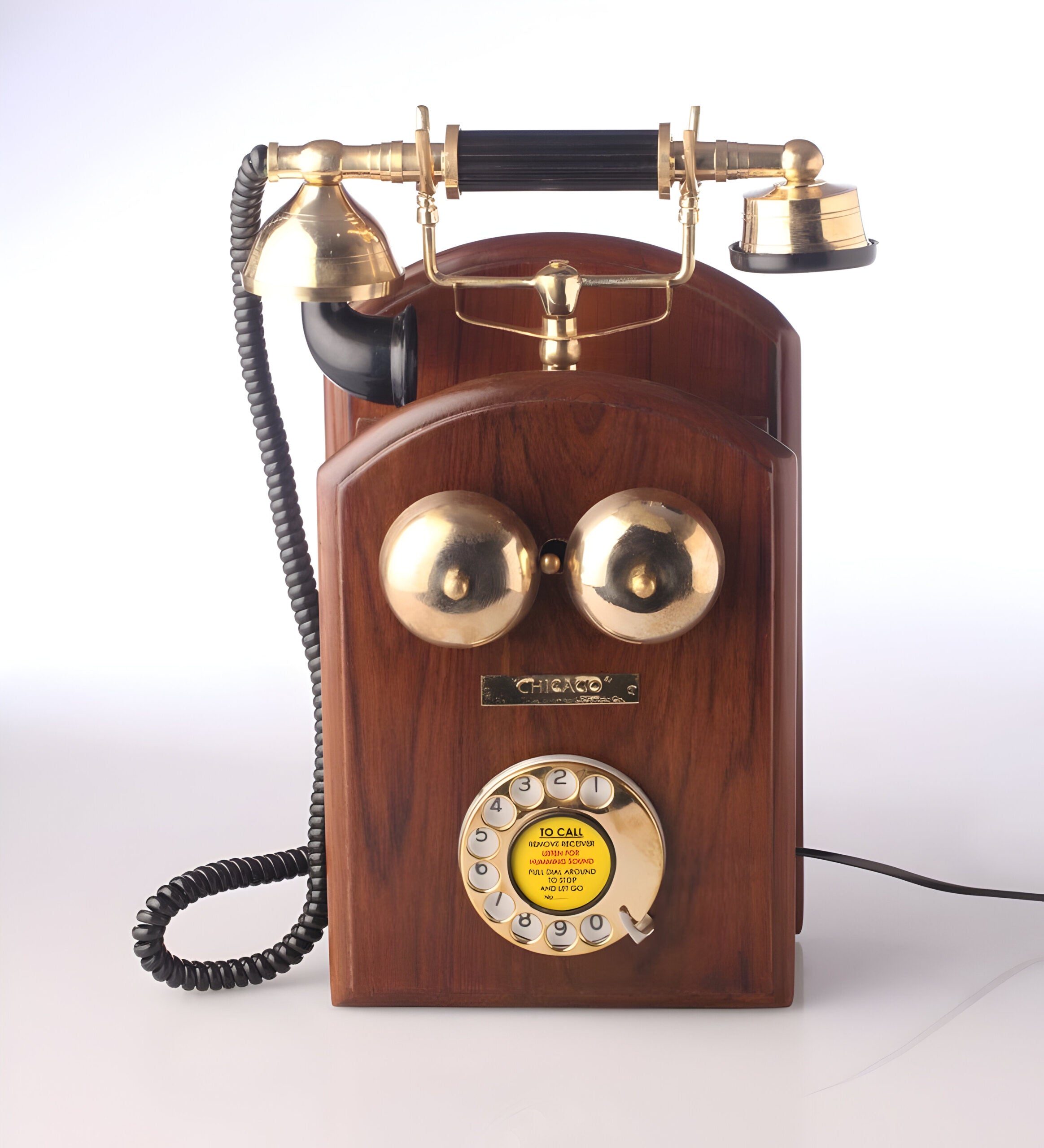 Wall Mounted Retro Box Telephone