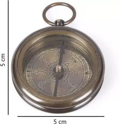 Metal Finish Nautical Brass Compass