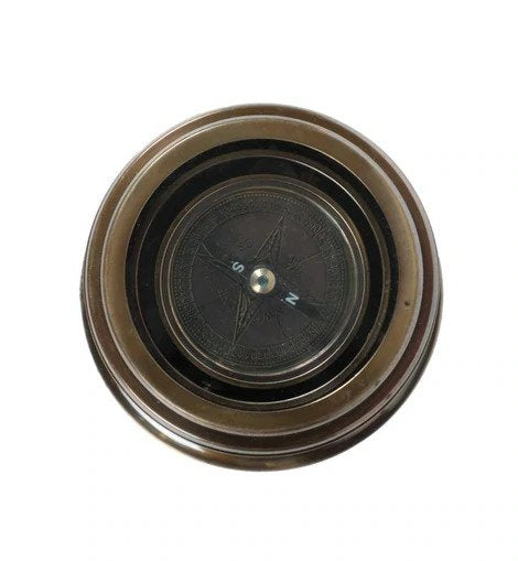 Brass Royal Navy 1941 Compact Pocket Compass