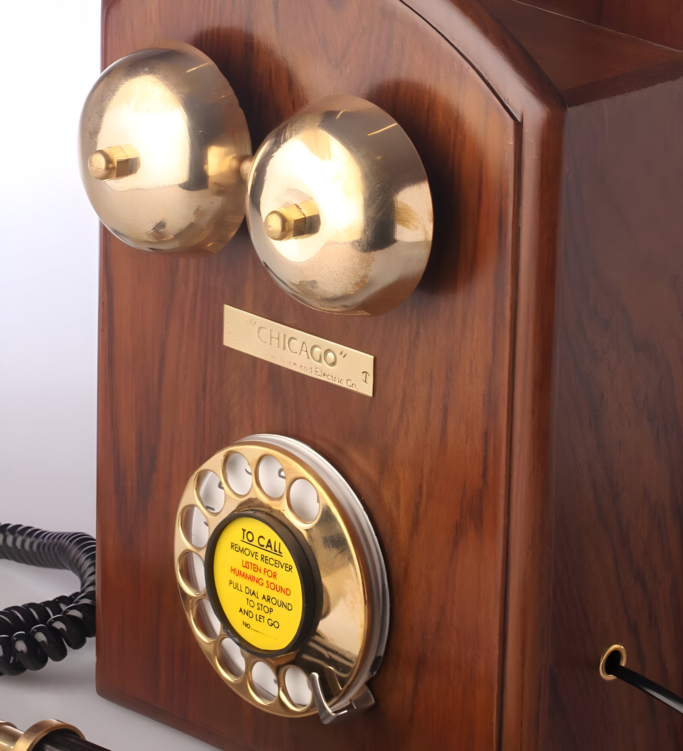 Wall Mounted Retro Box Telephone