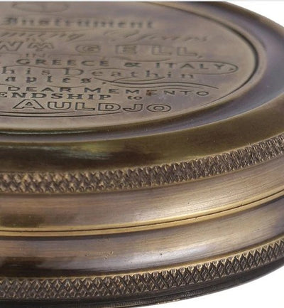 Brass Gold WM Gell Compact Compass