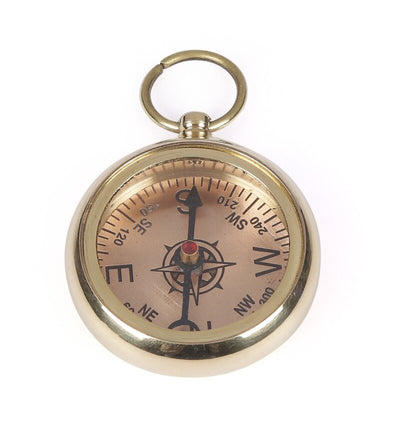 Gold Finish Brass Nautical Compass