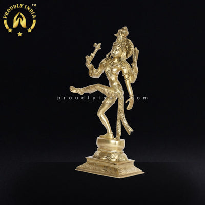 5" Ardhanarishvara Ardhnarishwar Statue