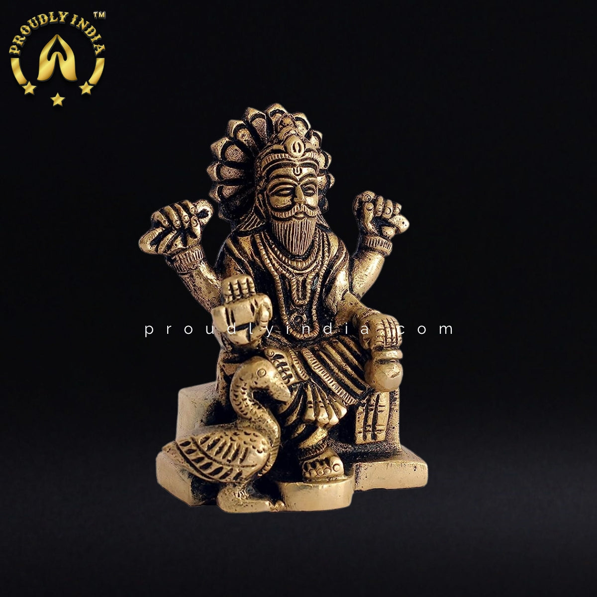 3.8" God Vishvakarma Idol