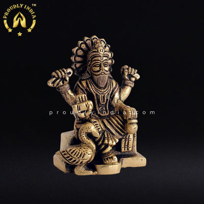 3.8" God Vishvakarma Idol