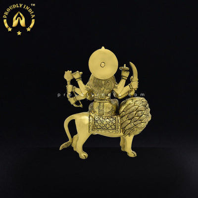 Brass Statue Goddess Maa Durga