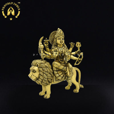 Brass Statue Goddess Maa Durga