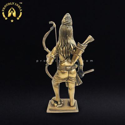 10" Brass Lord Parshuram Idol
