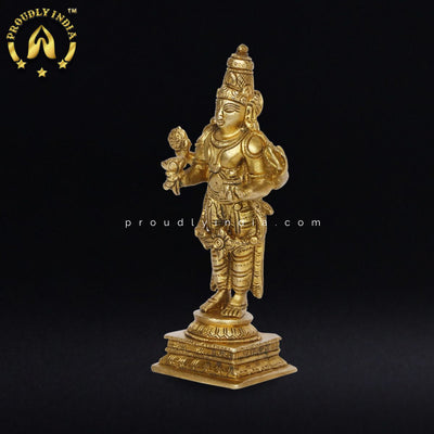 5.9" Brass Dhanvantari Idol