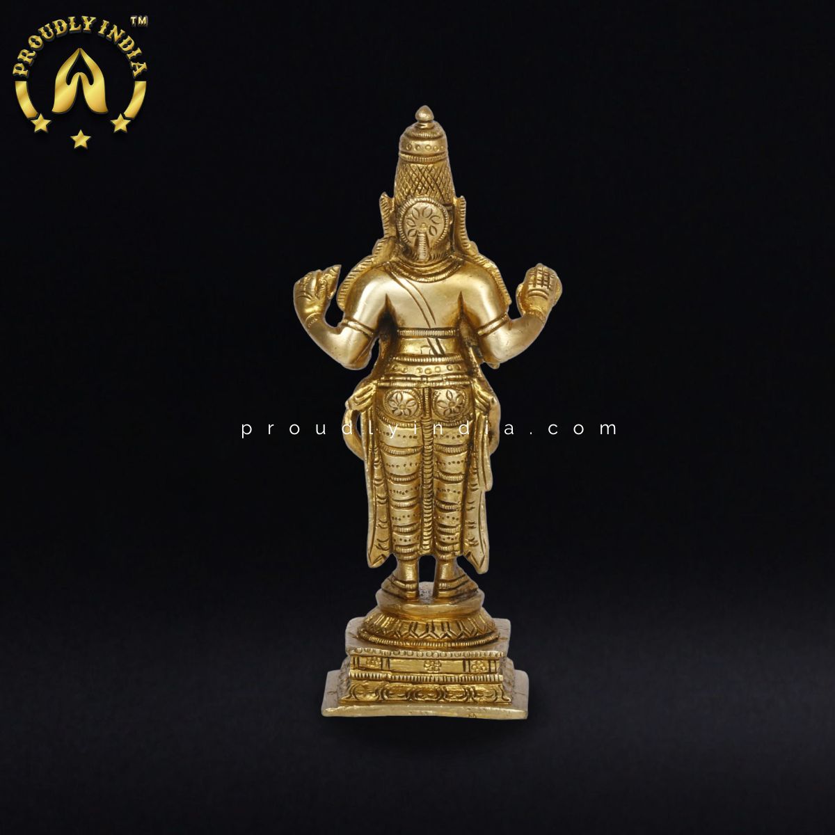 5.9" Brass Dhanvantari Idol