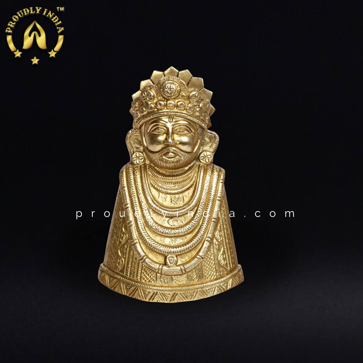 9" Brass Khatu Shyam Ji Idol