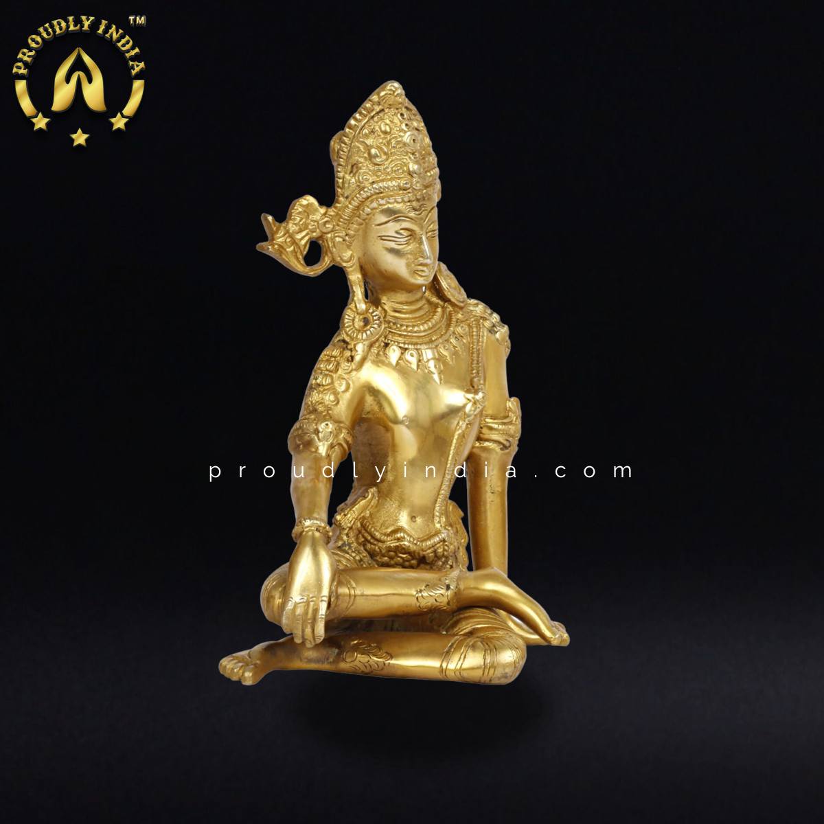 Lord Indra Dev Brass Statue