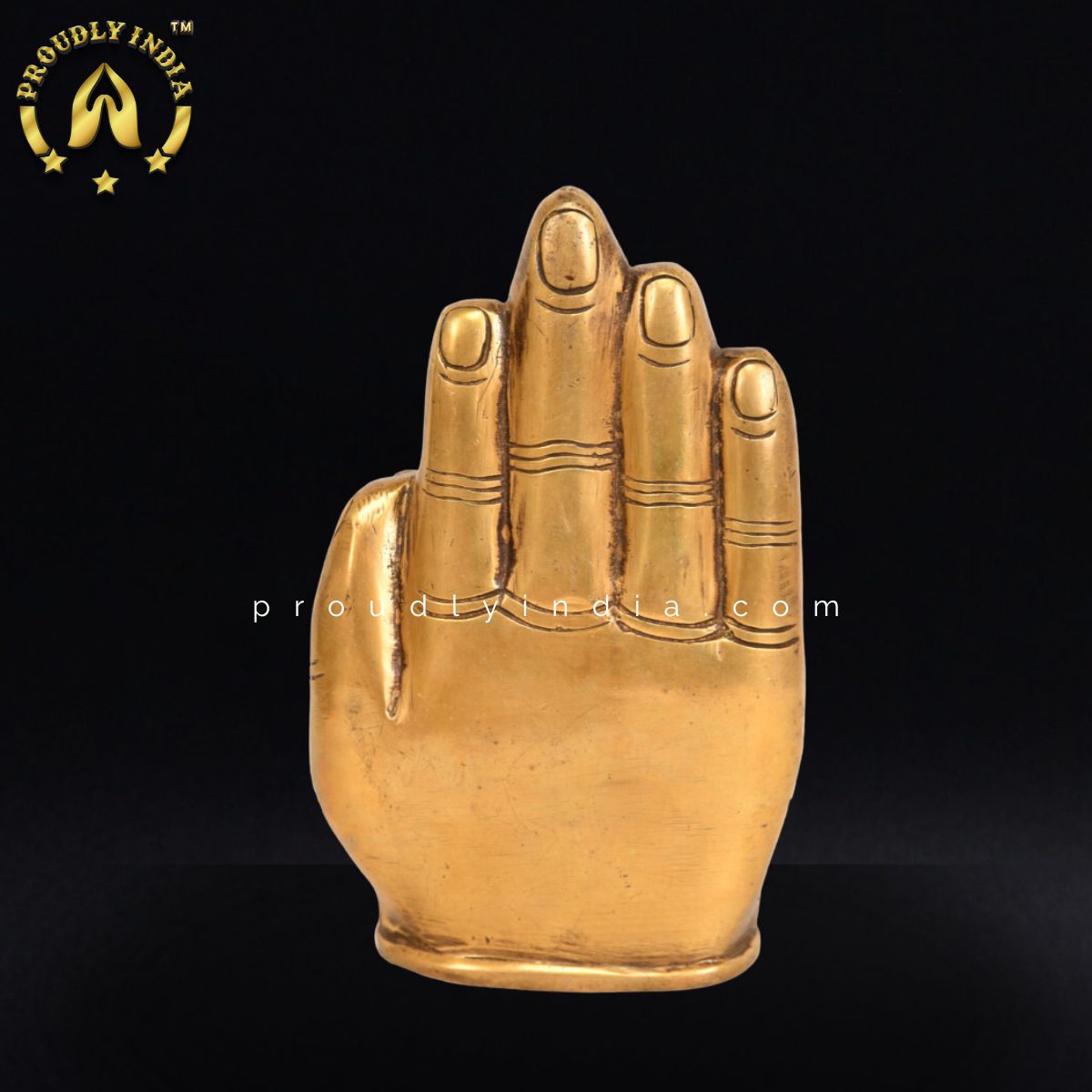 Pure Brass Idol Ganesha In Blessing Hand