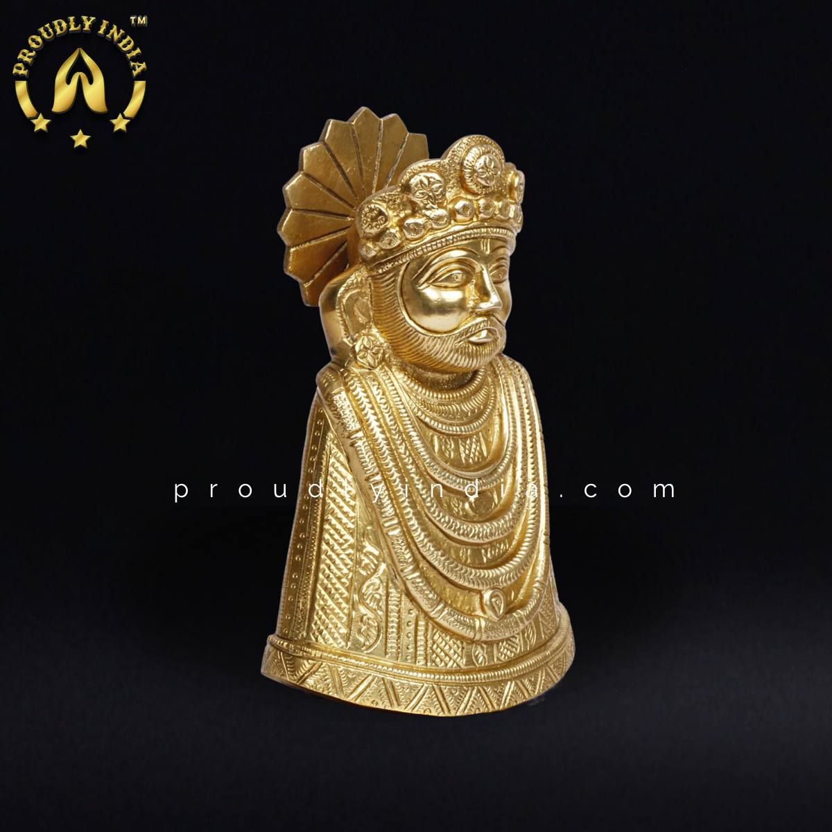 9" Brass Khatu Shyam Ji Idol