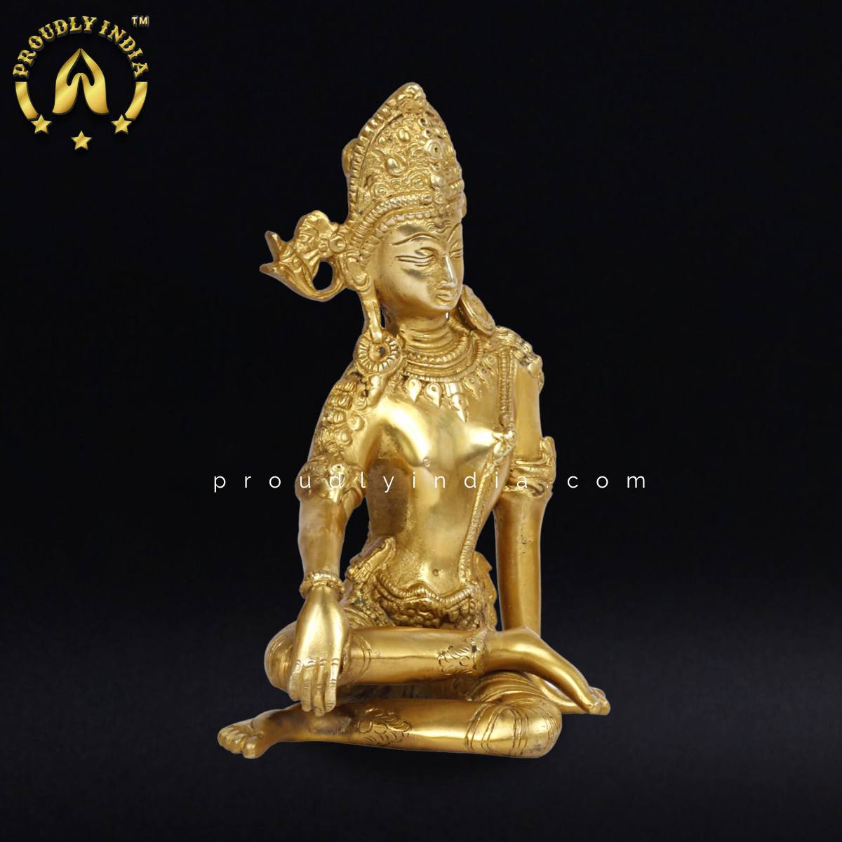 Lord Indra Dev Brass Statue