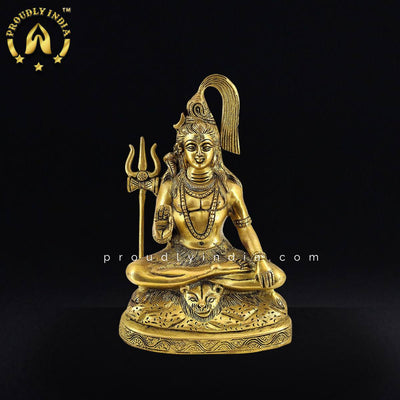 Pure Brass Shiv Ji Statue