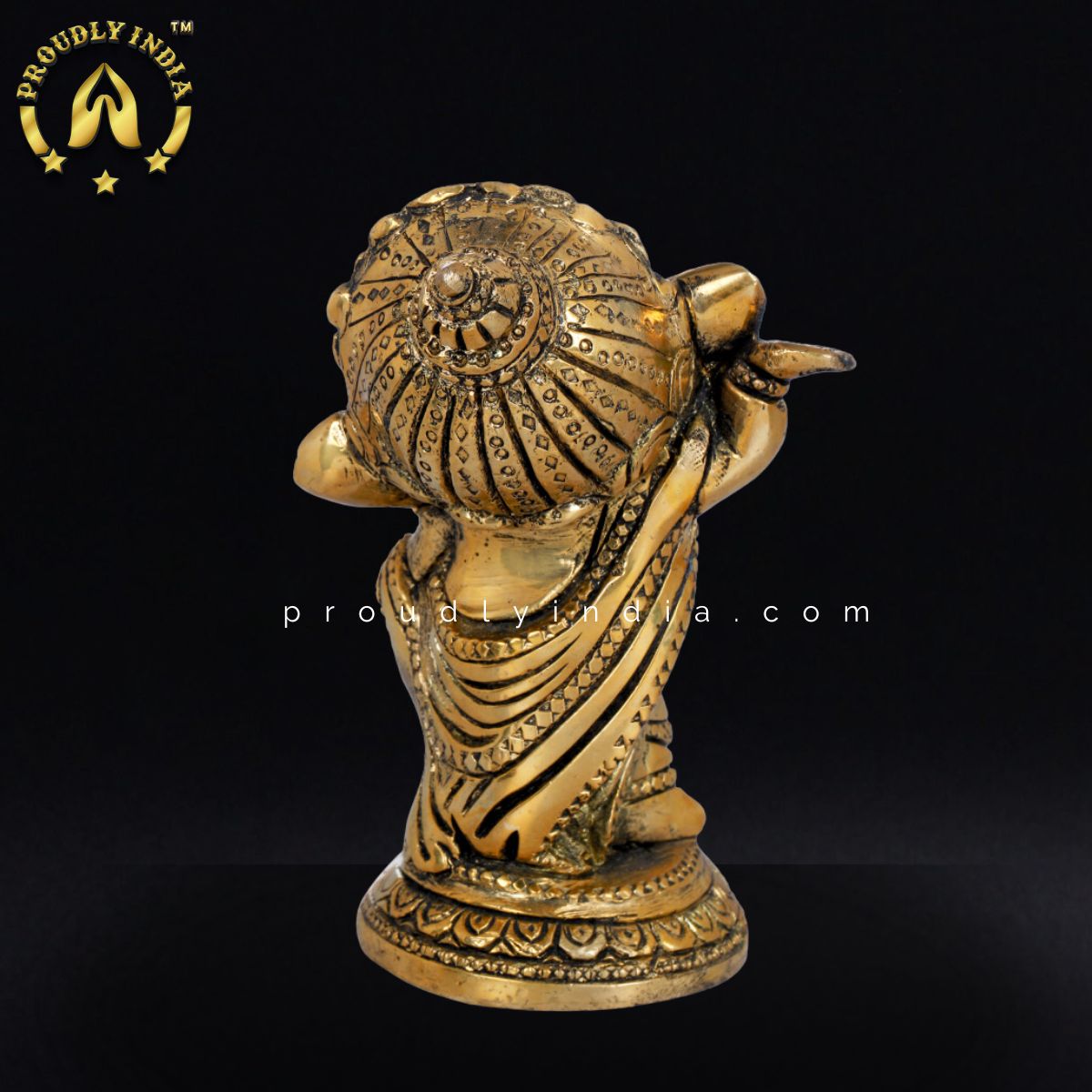 Pure Brass Baby Ganesha Statue