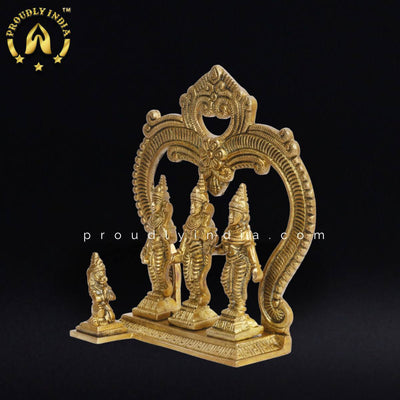 7" Brass Ram Darbar Idol