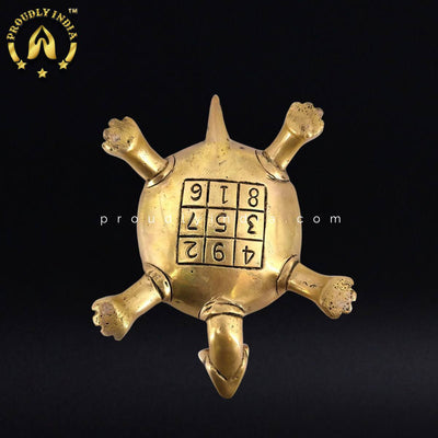 5.5" Brass Vastu Turtle