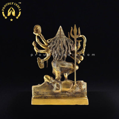 12" Brass Kali Maa Statue