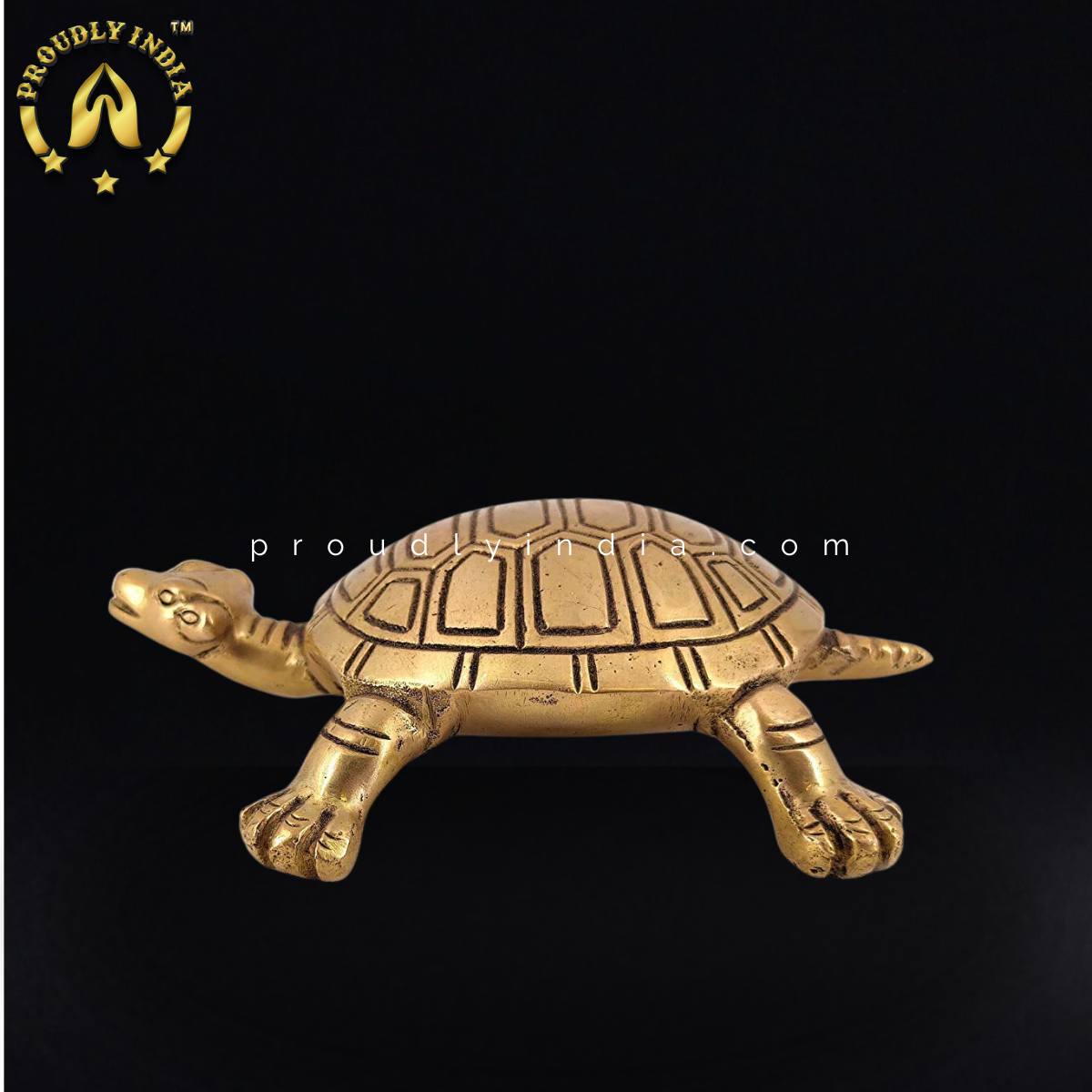 5.5" Brass Vastu Turtle