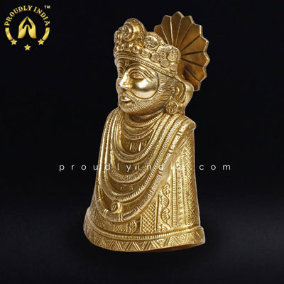 9" Brass Khatu Shyam Ji Idol