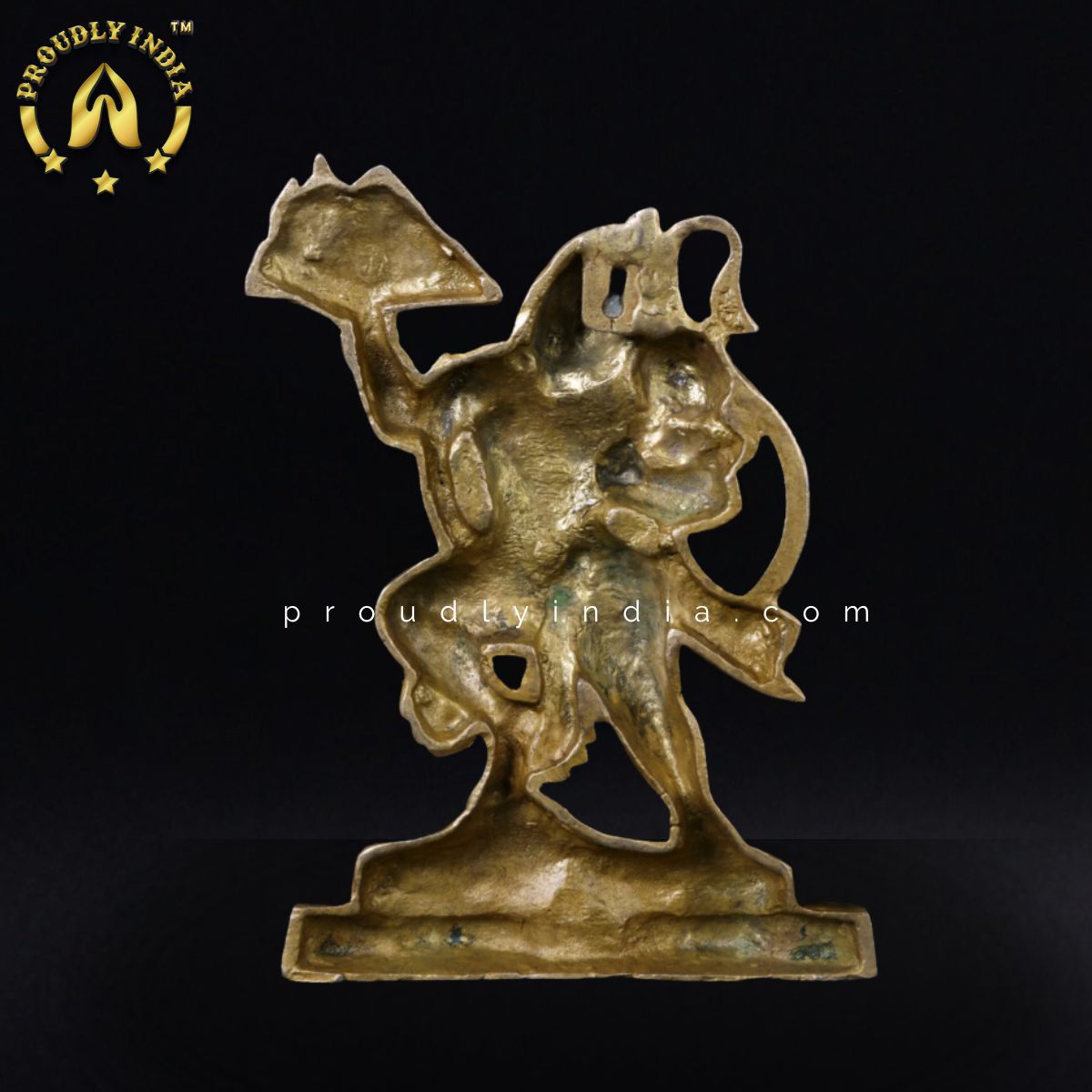 Brass Lord Bajrang Bali Wall Hanging