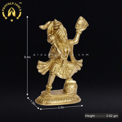 5.5" Hanuman with Sanjeevini Idol
