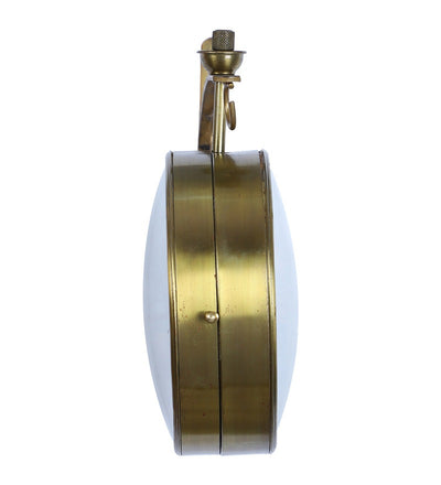 Gold Metal Colorful Dial Railway Station Clock